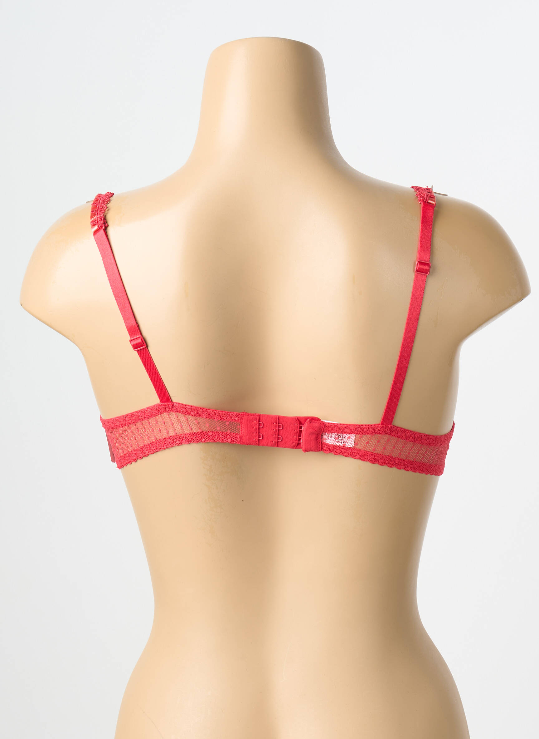 Liemenėlė push-up liemenėlė su aukštu palaikymu push-up liemenėlė su aukštu palaikymu raudona AUBADE moteris