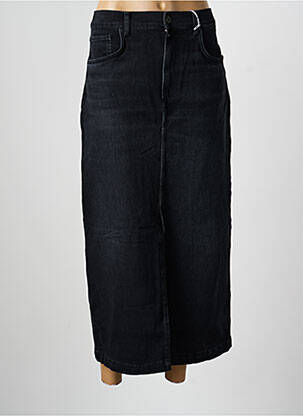 Ilgas sijonas tiesi kirpimas juodas CUP OF JOE DENIM moteris