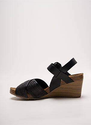 Sandalai/nu pėdos satino audinys kulnas nuo 7 iki 9 cm juodas KICKERS moteris