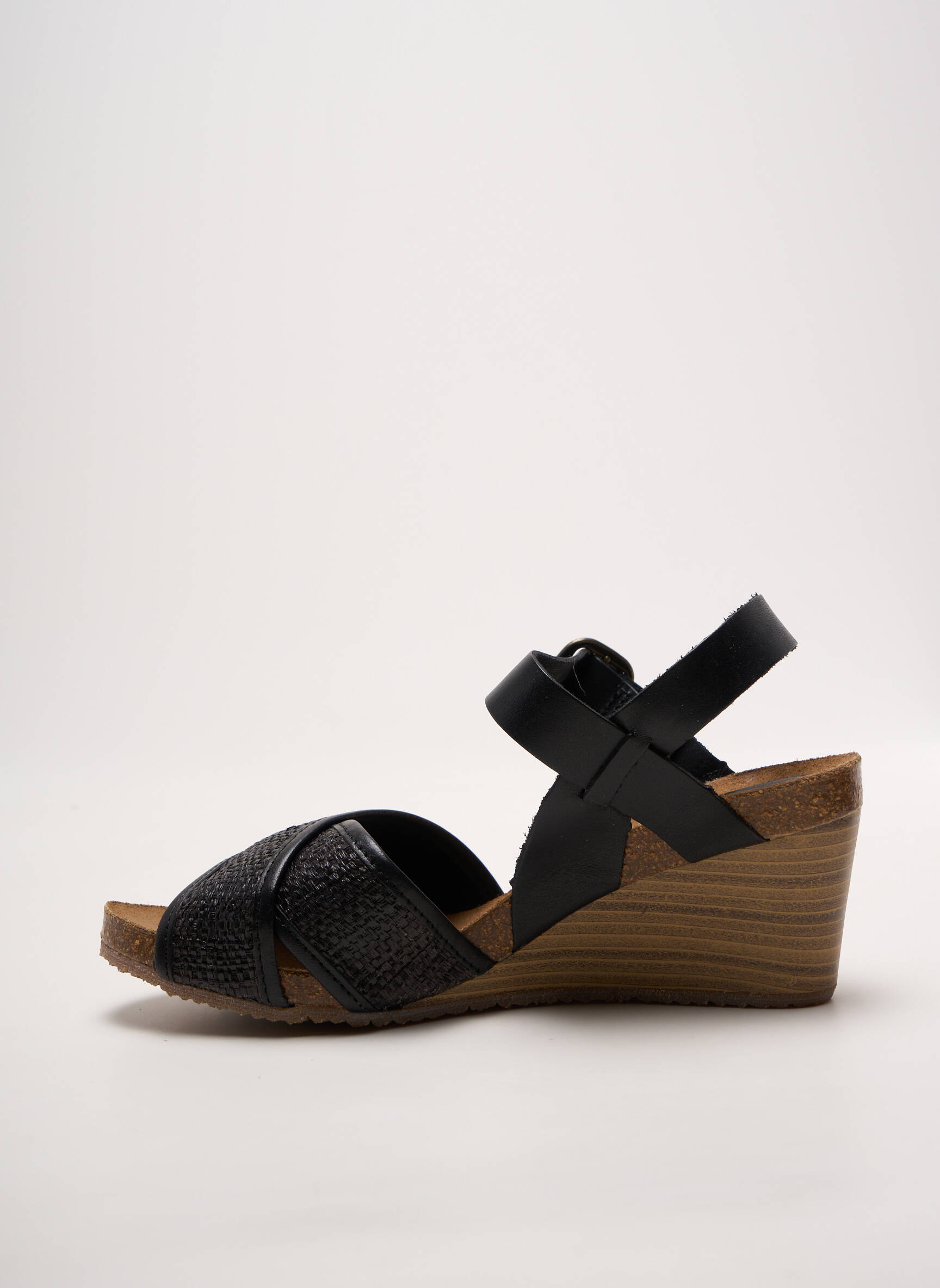 Sandalai/nu pėdos satino audinys kulnas nuo 7 iki 9 cm juodas KICKERS moteris