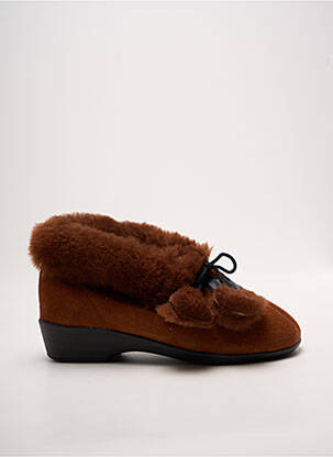 Bateliai/pantofliai apvalus mygtukas plokščias kulnas iki 3 cm oranžinė LADY moteris