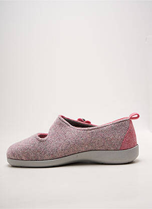 Bateliai/pantofliai velcro užsegimas plokščias kulnas iki 3 cm rožinė FARGEOT moteris