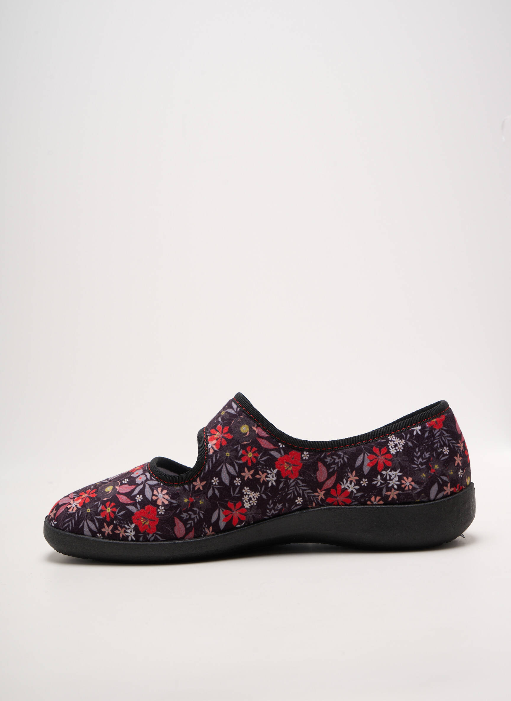Bateliai/pantofliai velcro užsegimas plokščias kulnas iki 3 cm juodas FARGEOT moteris