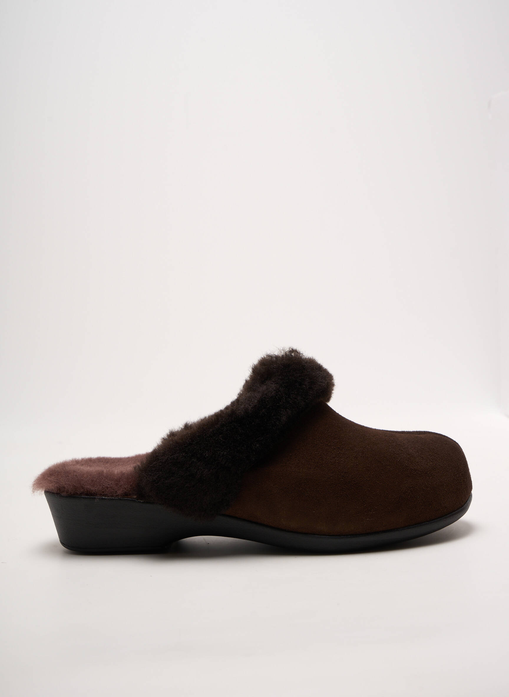 Mule/sabotai plokščias kulnas iki 3 cm rudas LADY moteris