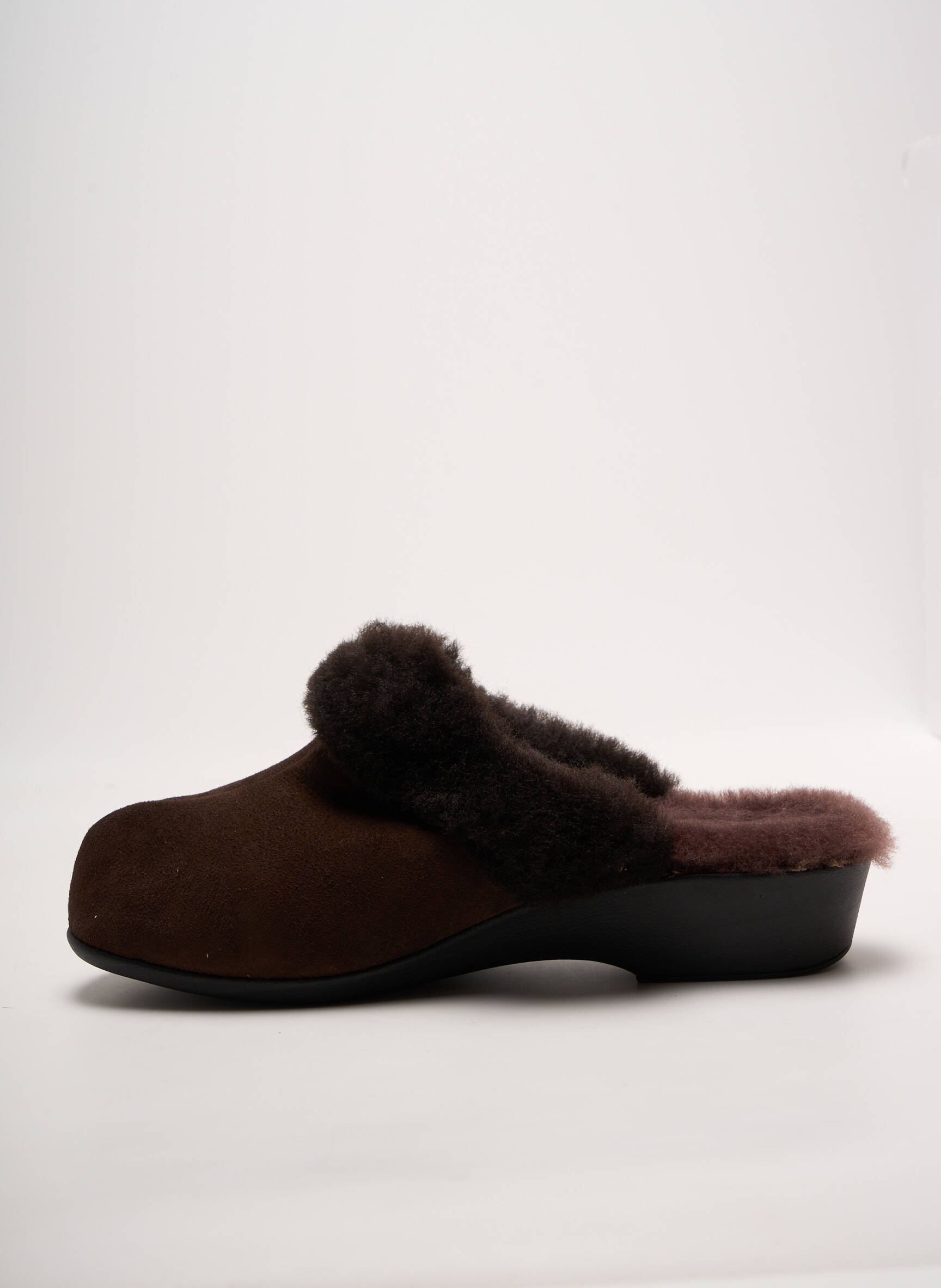 Mule/sabotai plokščias kulnas iki 3 cm rudas LADY moteris