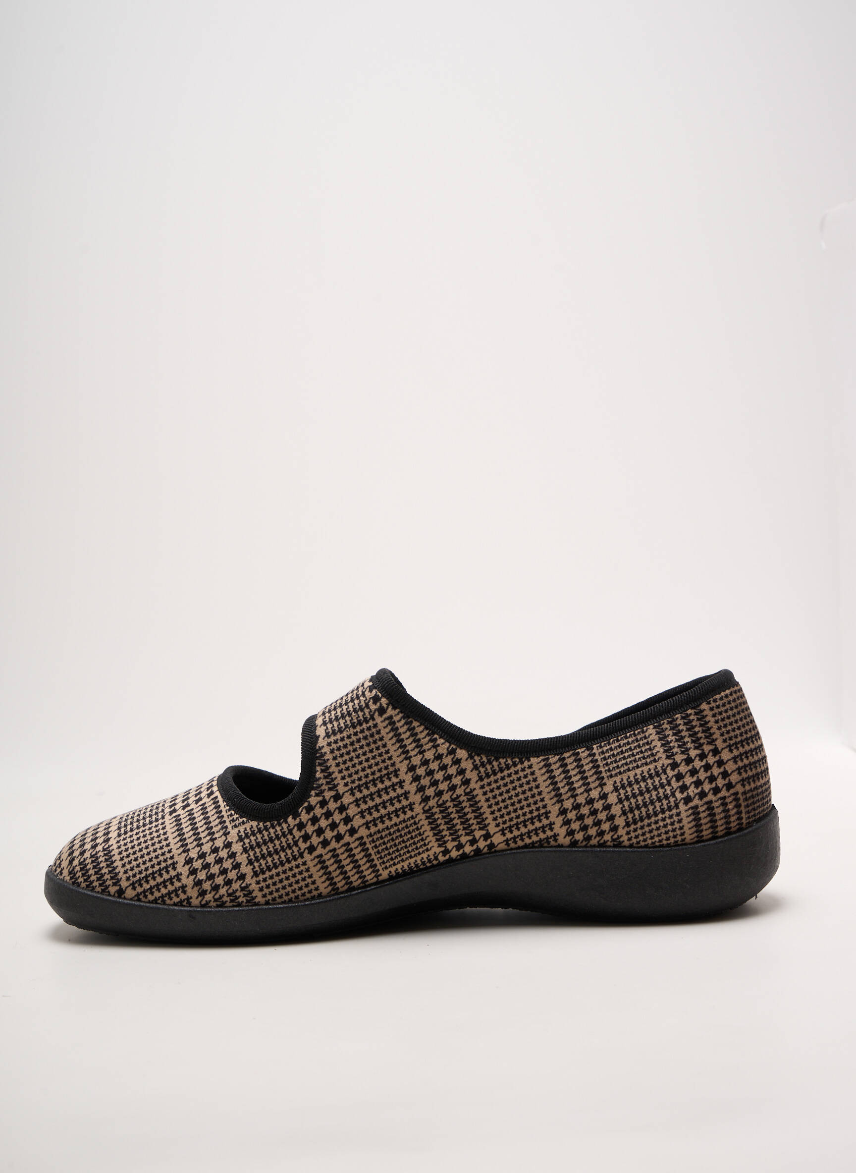 Bateliai/pantofliai velcro užsegimas plokščias kulnas iki 3 cm bežinis FARGEOT moteris