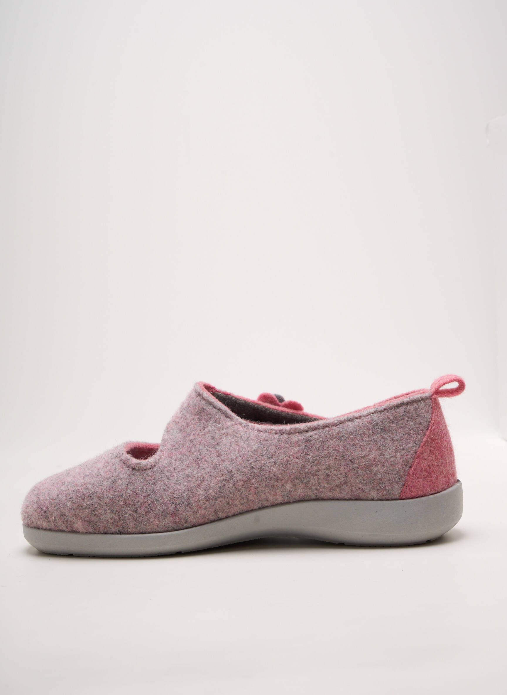 Bateliai/pantofliai velcro užsegimas plokščias kulnas iki 3 cm rožinė FARGEOT moteris