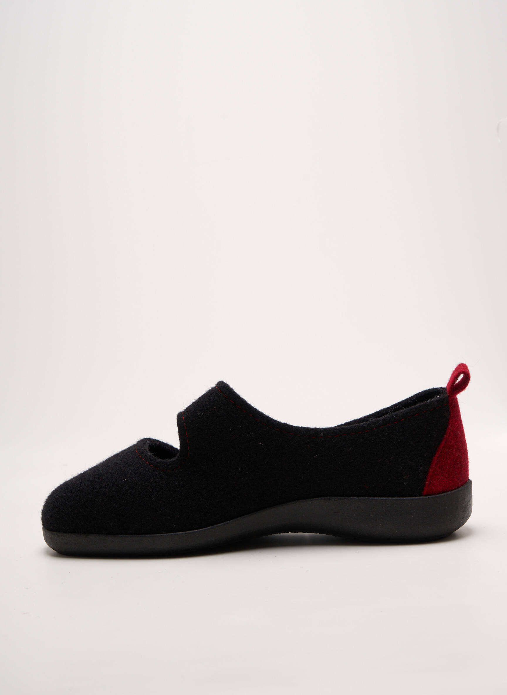 Bateliai/pantofliai velcro užsegimas plokščias kulnas iki 3 cm juodas FARGEOT moteris
