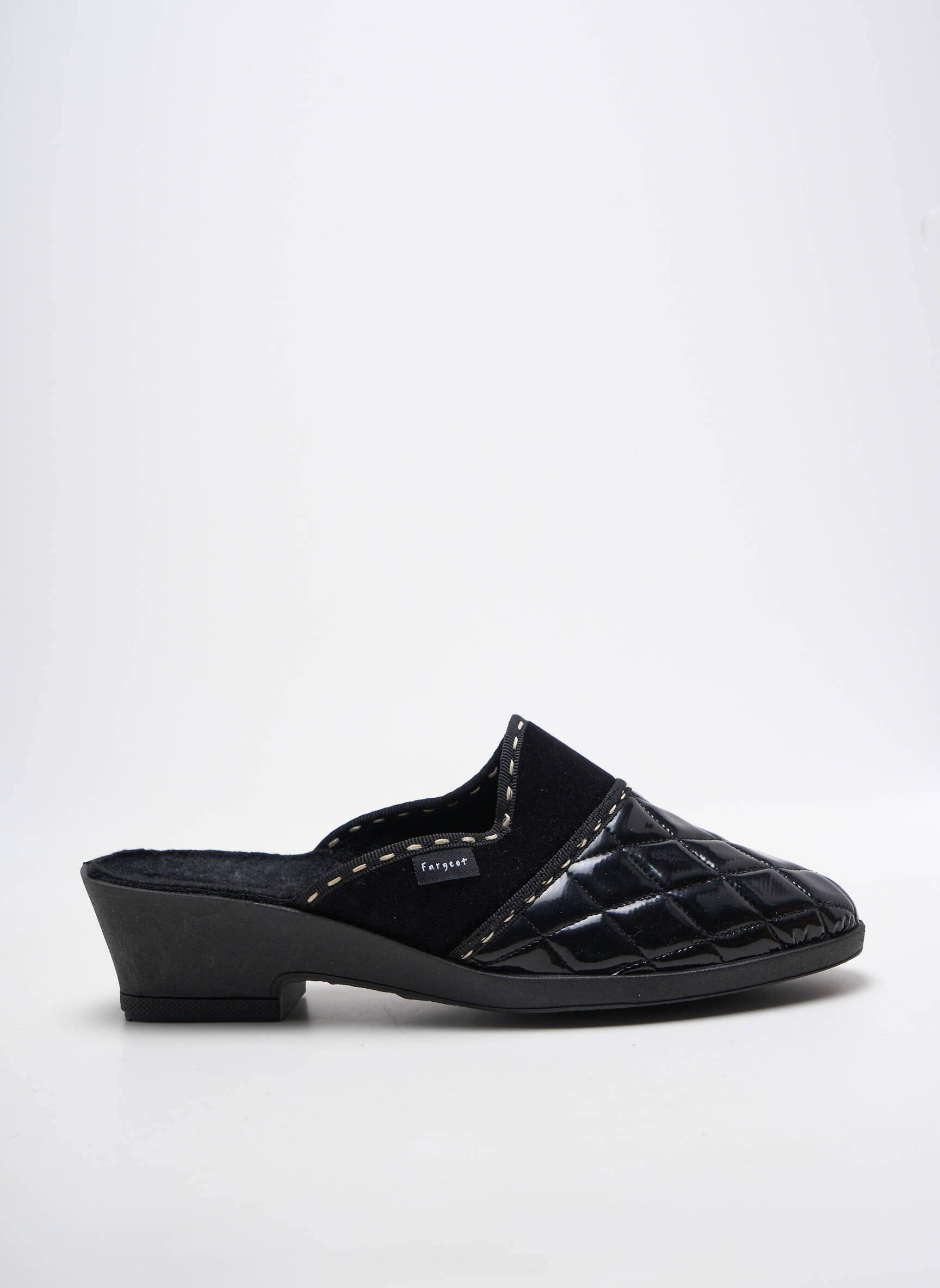 Mule/sabotai kulnas nuo 4 iki 6 cm juodas FARGEOT moteris