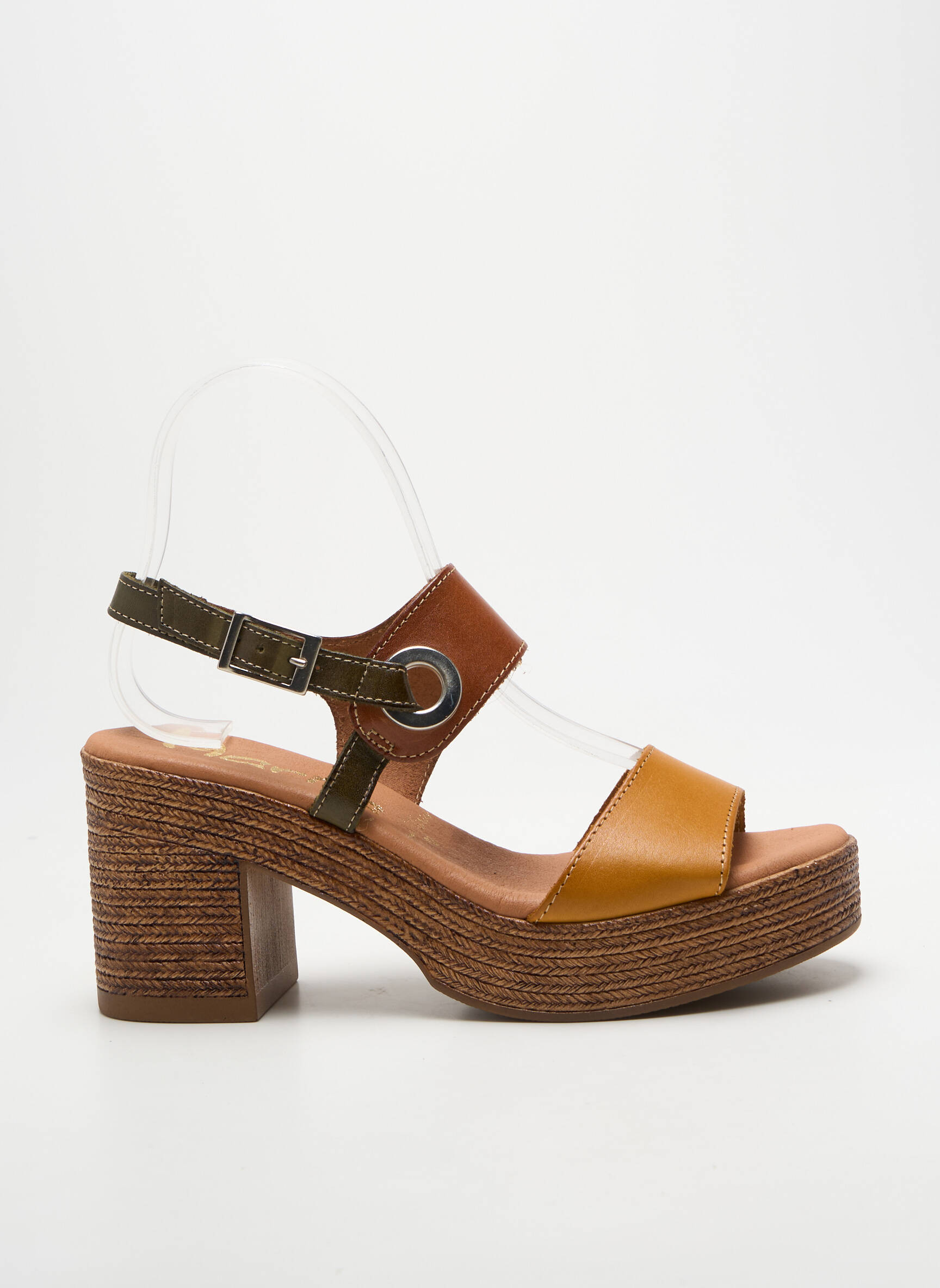 Sandalai/nu pėdos užsegimas kilpa(s) kulnas nuo 7 iki 9 cm geltona MARILA moteris