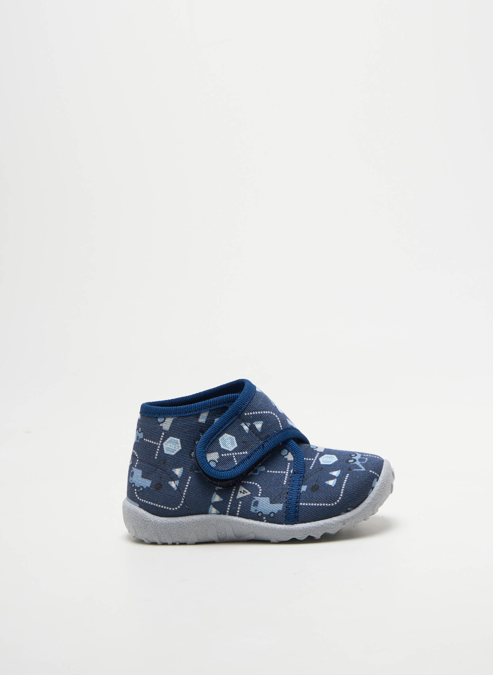Bateliai/pantofliai velcro užsegimas apvalus mygtukas mėlyna SUPERFIT berniukas
