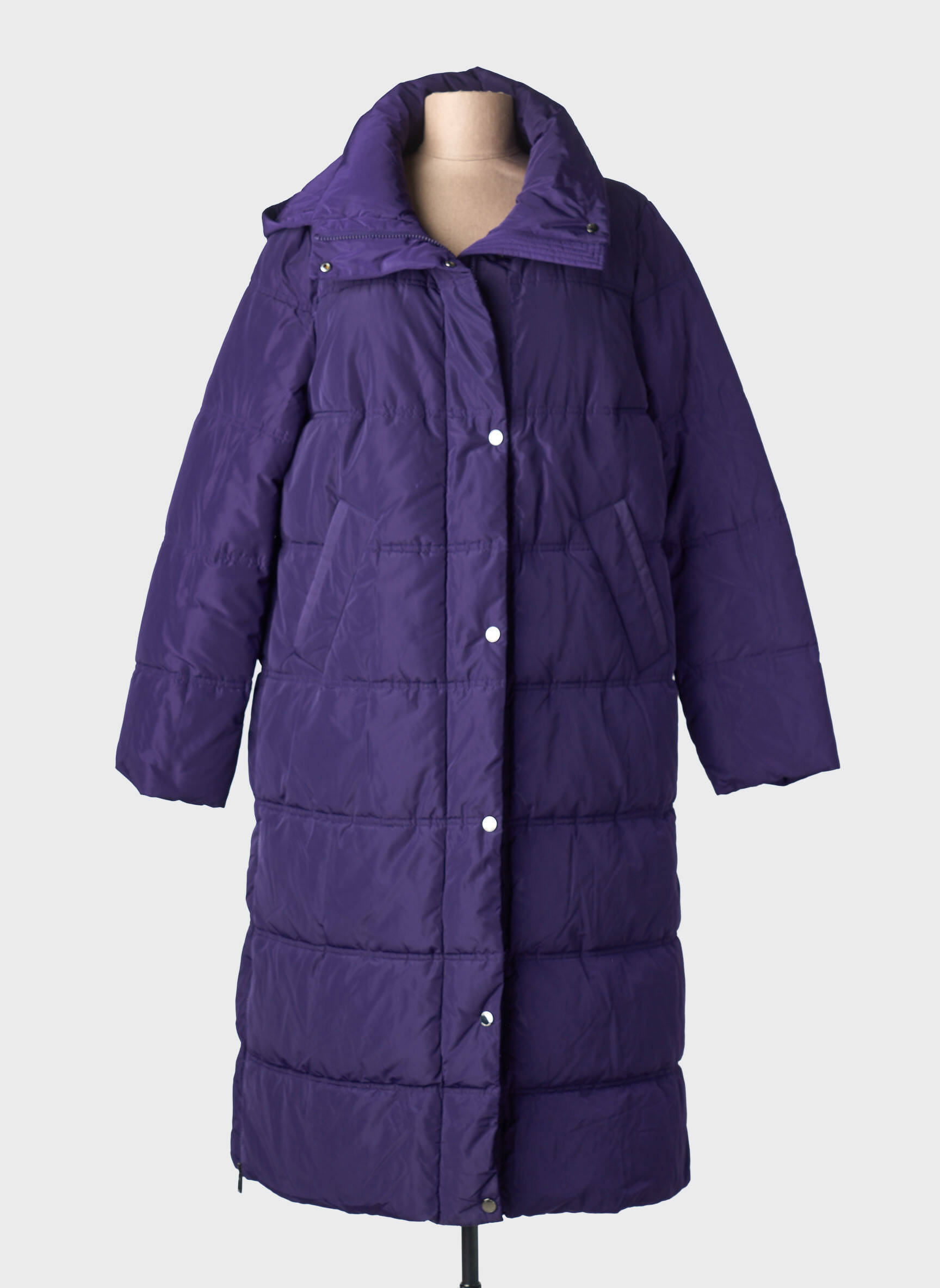 Pūkinė striukė ilgos rankovės su gobtuvu violetinis GERRY WEBER moteris