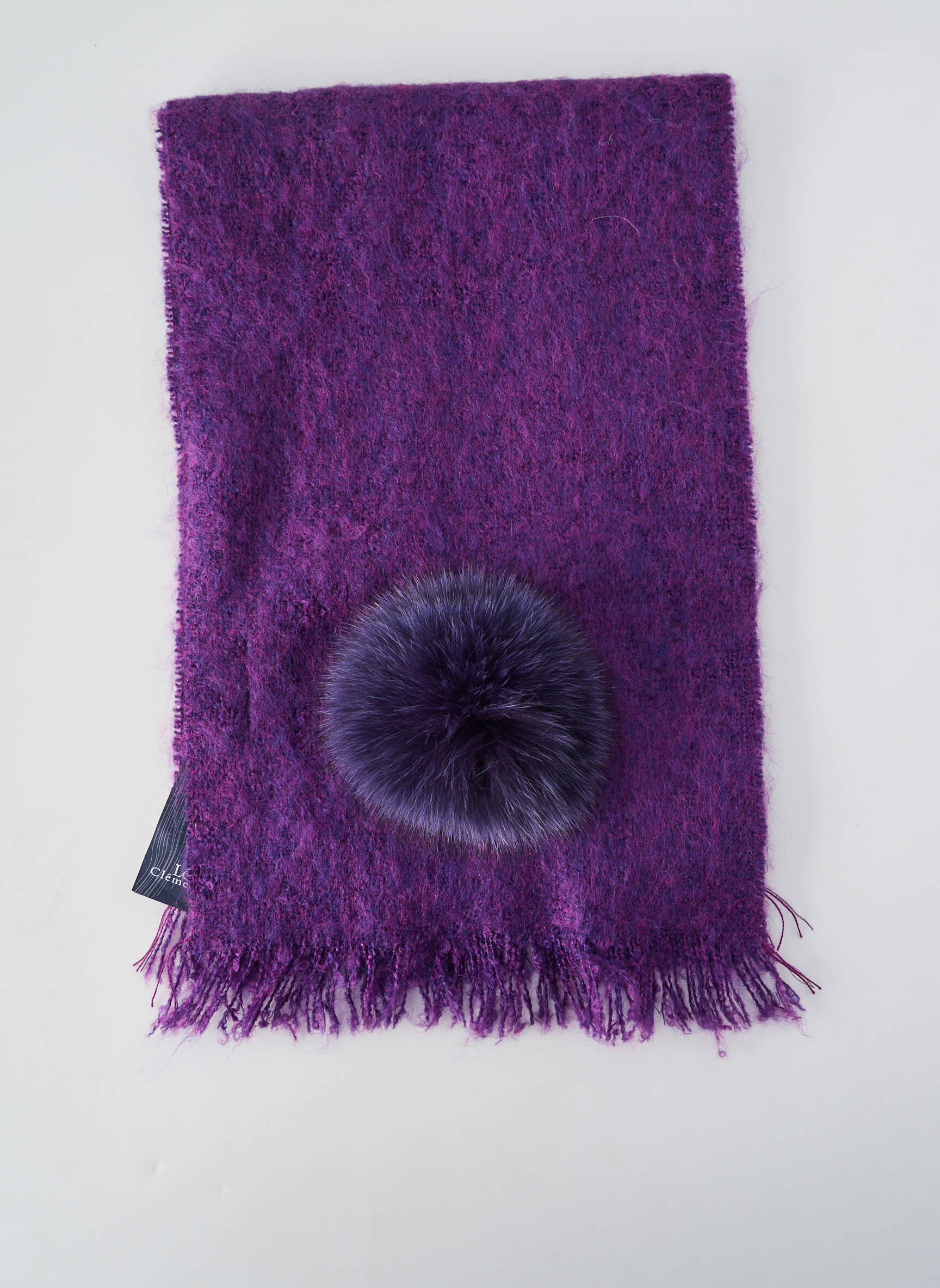 Šalikas tamprumas violetinis LEA CLEMENT moteris