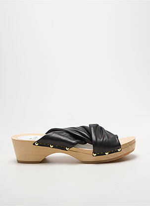 Mule/sabotai pusiau kompensuotas kulnas nuo 4 iki 6 cm juodas YOUYOU moteris