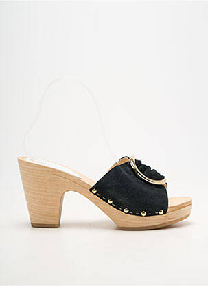 Mule/sabotai satino audinys kulnas nuo 4 iki 6 cm juodas YOUYOU moteris