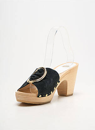 Mule/sabotai satino audinys kulnas nuo 4 iki 6 cm juodas YOUYOU moteris