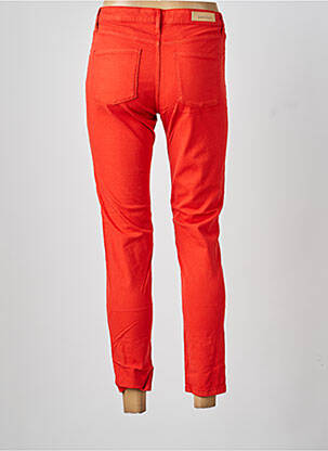 7/8 kelnės uždarymas su užtrauktuku po mygtuku uždengimu oranžinė DENIM STUDIO moteris