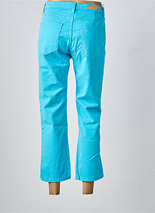 7/8 kelnės uždarymas su užtrauktuku po mygtuku uždengimu mėlyna DENIM STUDIO moteris