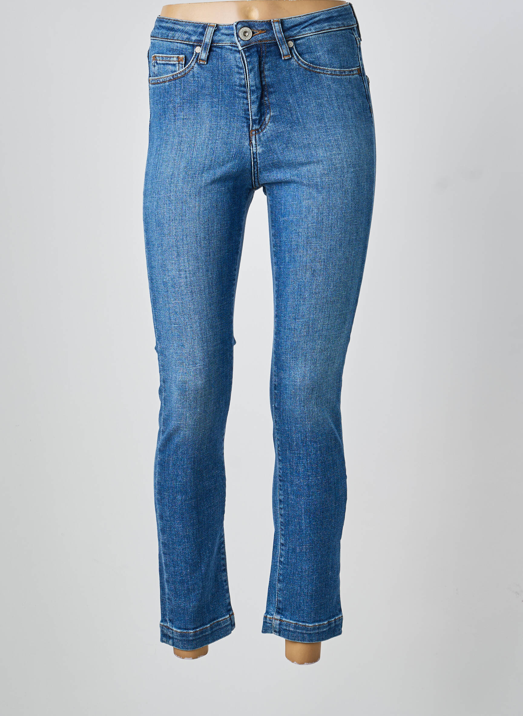 Lieknos džinsai kišenės mėlyna DENIM STUDIO moteris