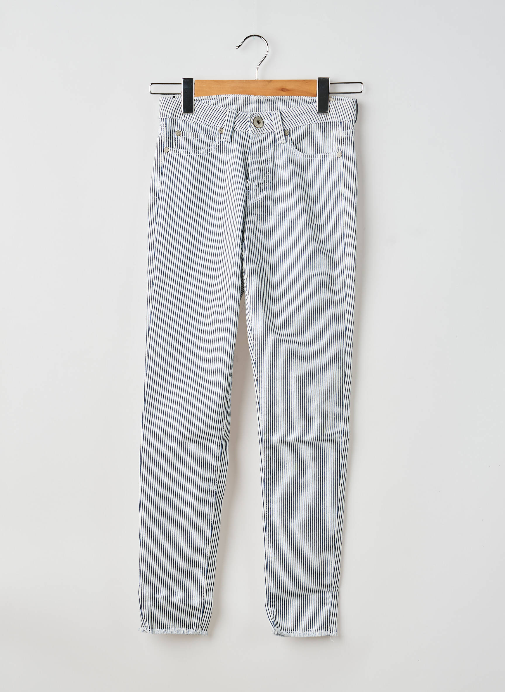 Lieknos kelnės kišenės mėlyna DENIM STUDIO moteris