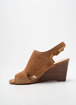 Sandalai/nu pėdos kompensuotas kulnas kulnas nuo 7 iki 9 cm rudas CLARKS moteris