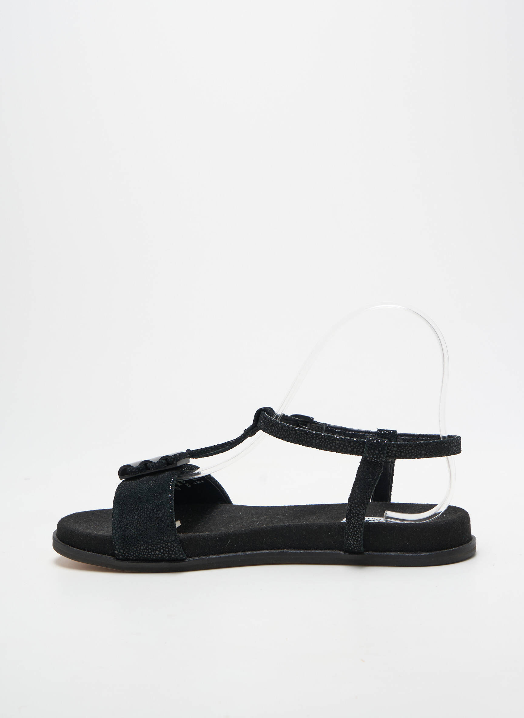 Sandalai/nu pėdos užsegimas kilpa(s) plokščias kulnas iki 3 cm juodas CLARKS moteris
