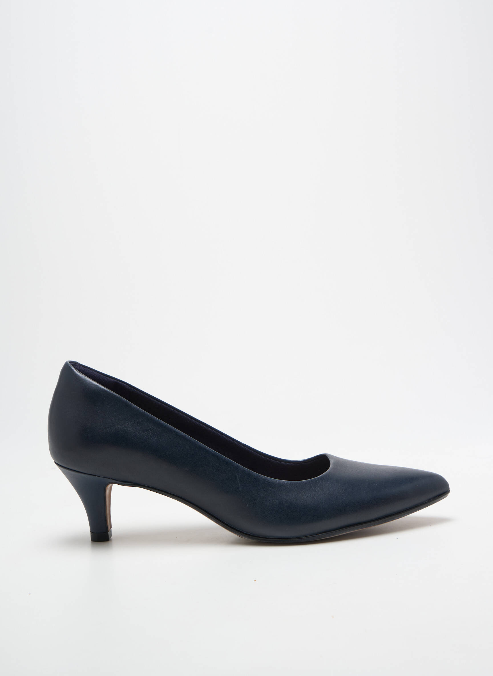 Aukštakulniai satino audinys kulnas nuo 4 iki 6 cm mėlyna CLARKS moteris