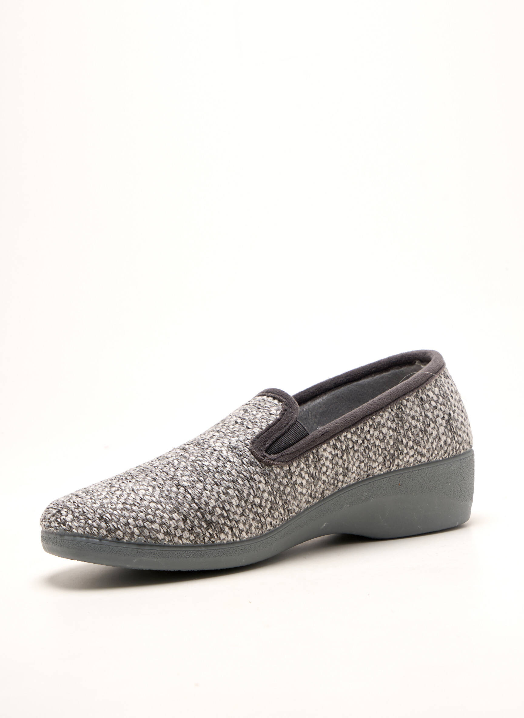 Bateliai/pantofliai apvalus mygtukas kulnas nuo 4 iki 6 cm pilka LA MAISON DE L'ESPADRILLE moteris