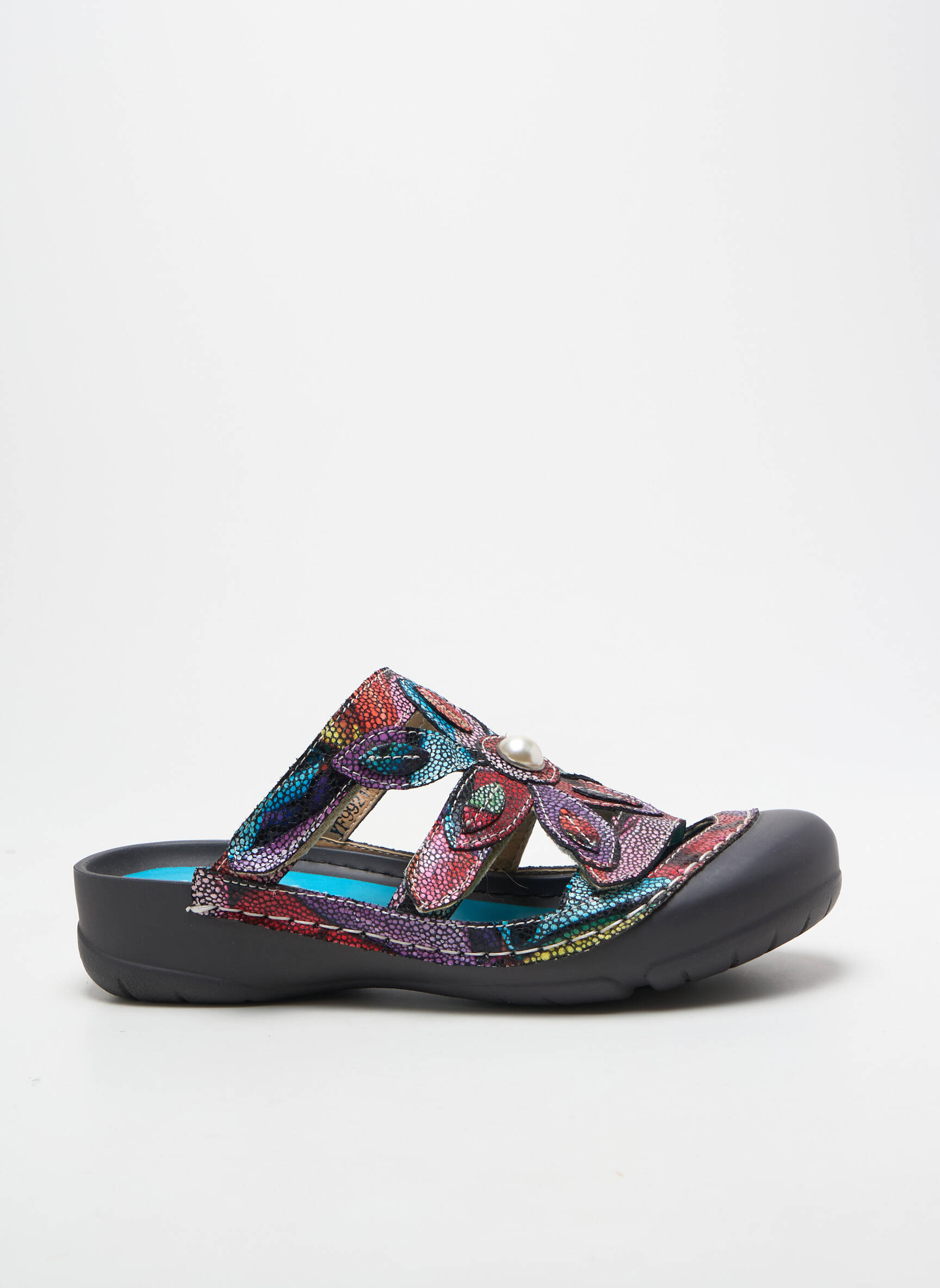 Mule/sabotai plokščias kulnas iki 3 cm violetinis LAURA VITA moteris