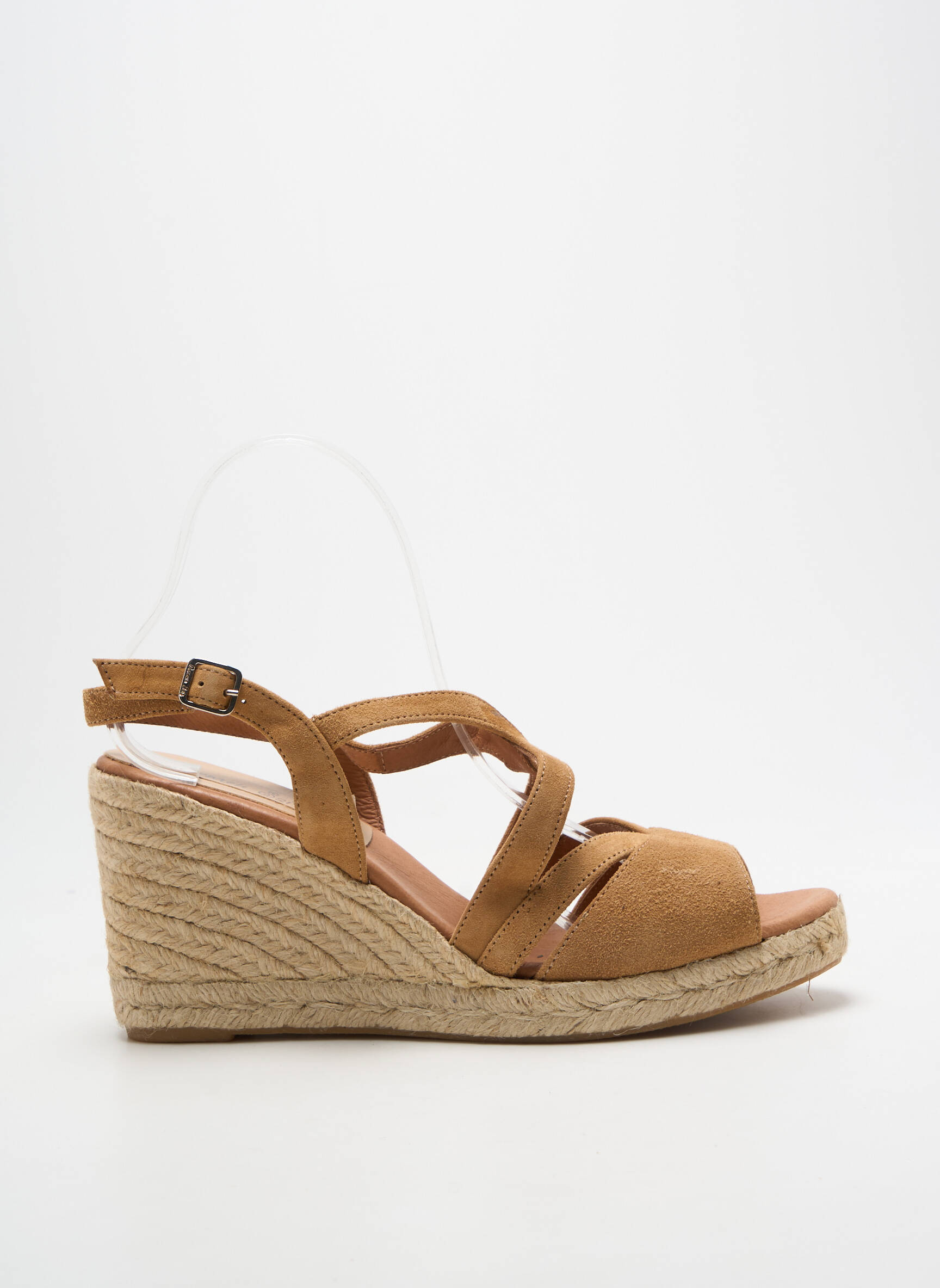 Espadrilės užsegimas kilpa(s) kulnas nuo 7 iki 9 cm rudas CARMEN SAIZ moteris