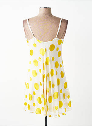 Naktinė suknelė/combinette lengva ir skaidri geltona MARJOLAINE moteris