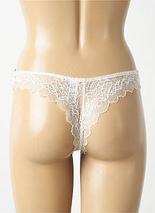 Tanga satino efektas baltas WACOAL moteris