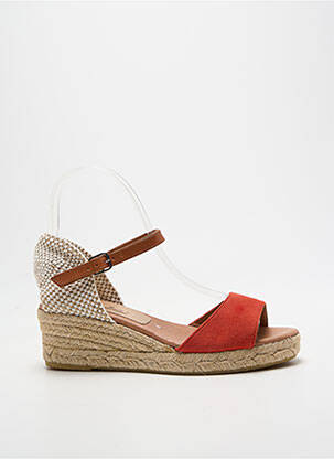 Espadrilės užsegimas kilpa(s) kulnas nuo 4 iki 6 cm raudona CARMEN SAIZ moteris