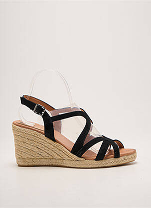 Espadrilės užsegimas kilpa(s) kulnas nuo 7 iki 9 cm juodas CARMEN SAIZ moteris