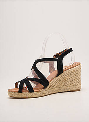 Espadrilės užsegimas kilpa(s) kulnas nuo 7 iki 9 cm juodas CARMEN SAIZ moteris