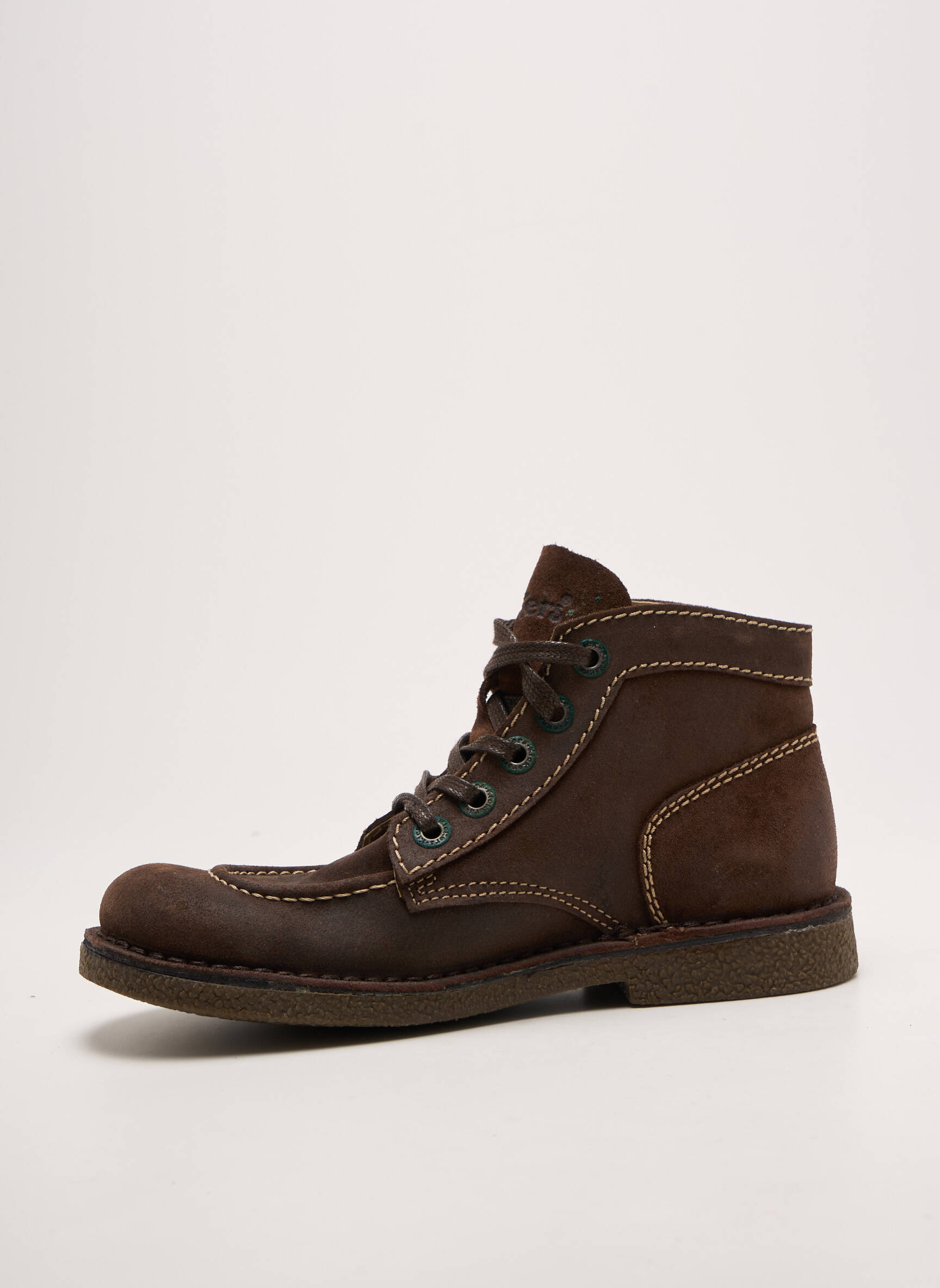 Batai/botai žemas kulnas plokščias kulnas iki 3 cm rudas KICKERS moteris