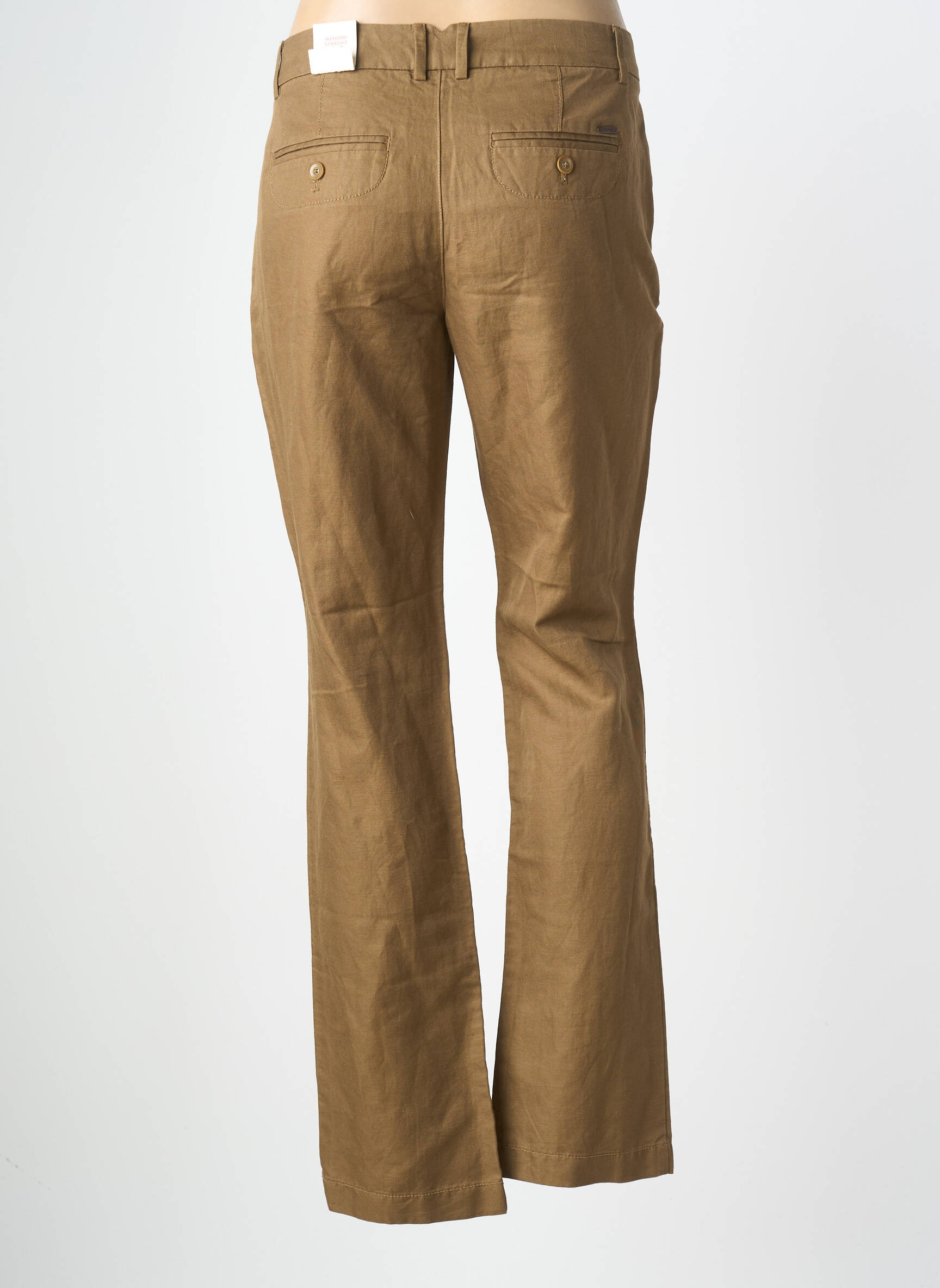 Pantalon tiesi kirpimas normala dydis rudas ESPRIT moteris