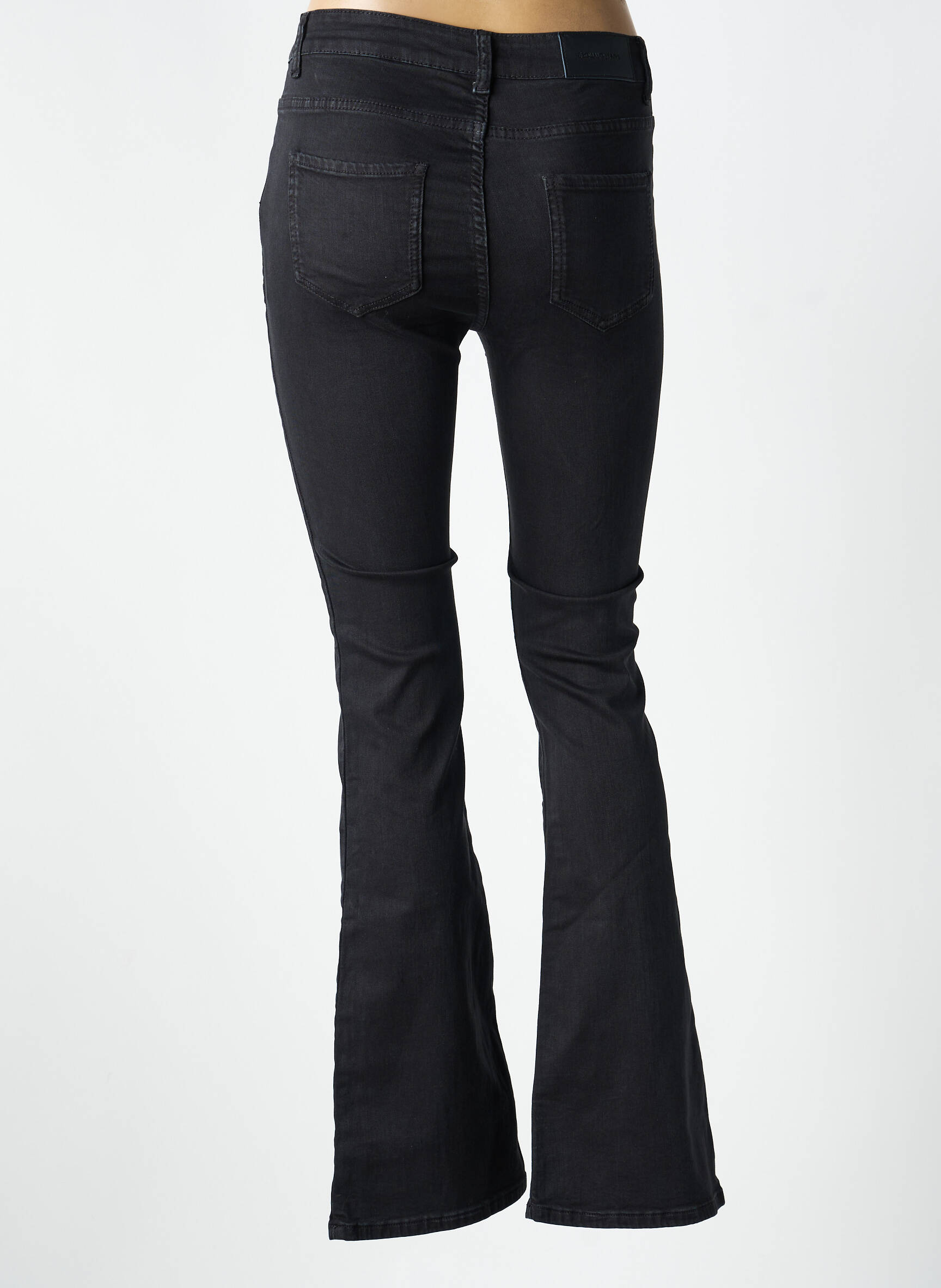 Bootcut džinsai aukšta talija aukšta talija juodas ESQUALO moteris