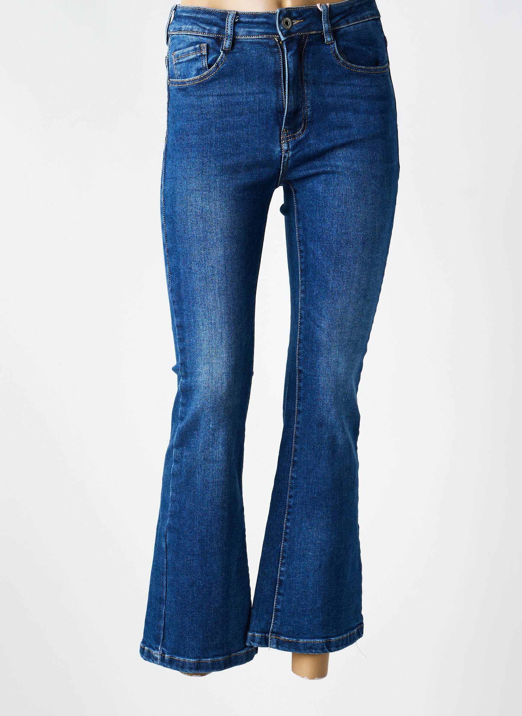Bootcut džinsai aukšta talija aukšta talija mėlyna COUTUREVE moteris