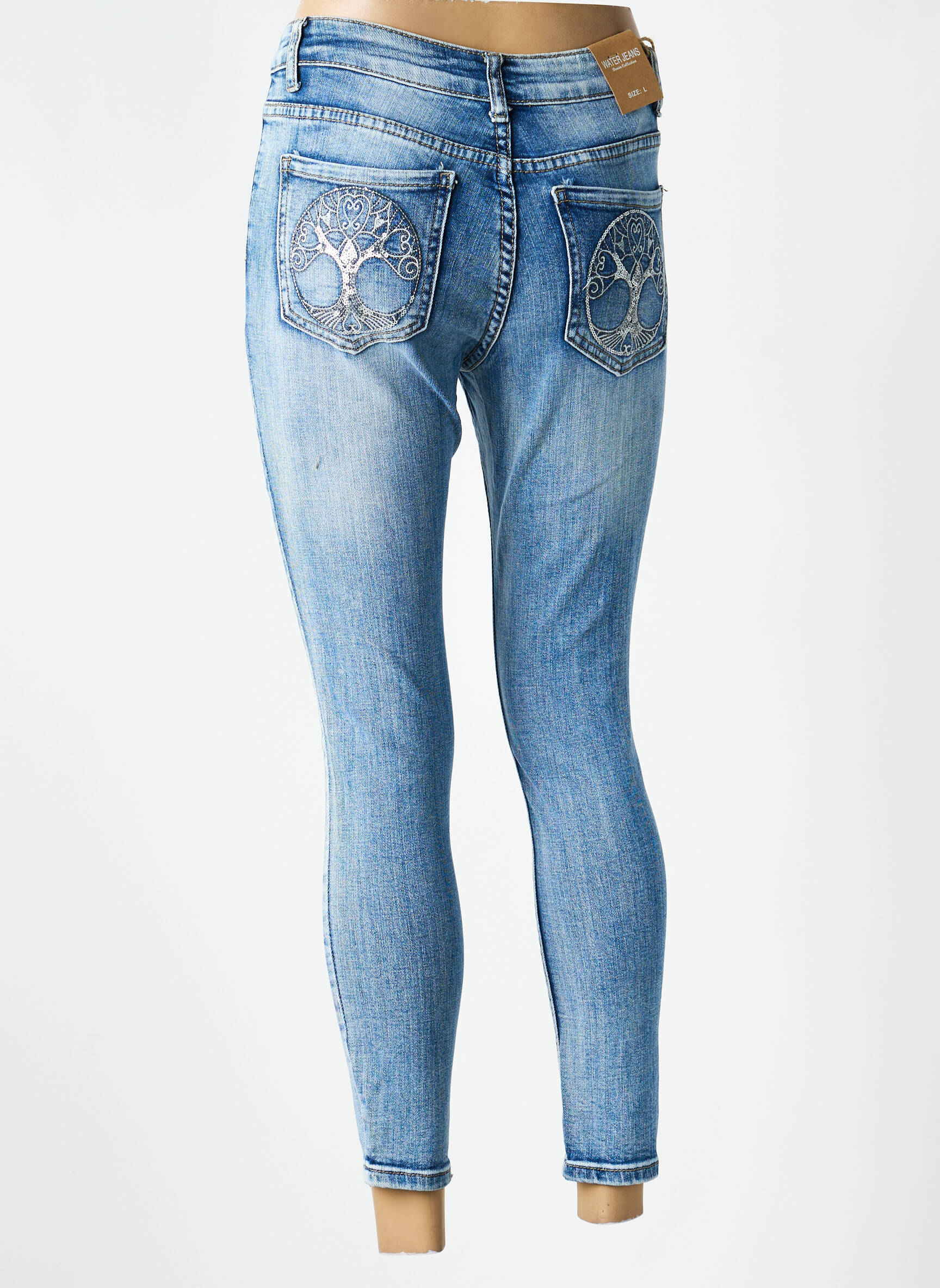 Lieknos džinsai normala dydis normala dydis mėlyna WATER JEANS moteris