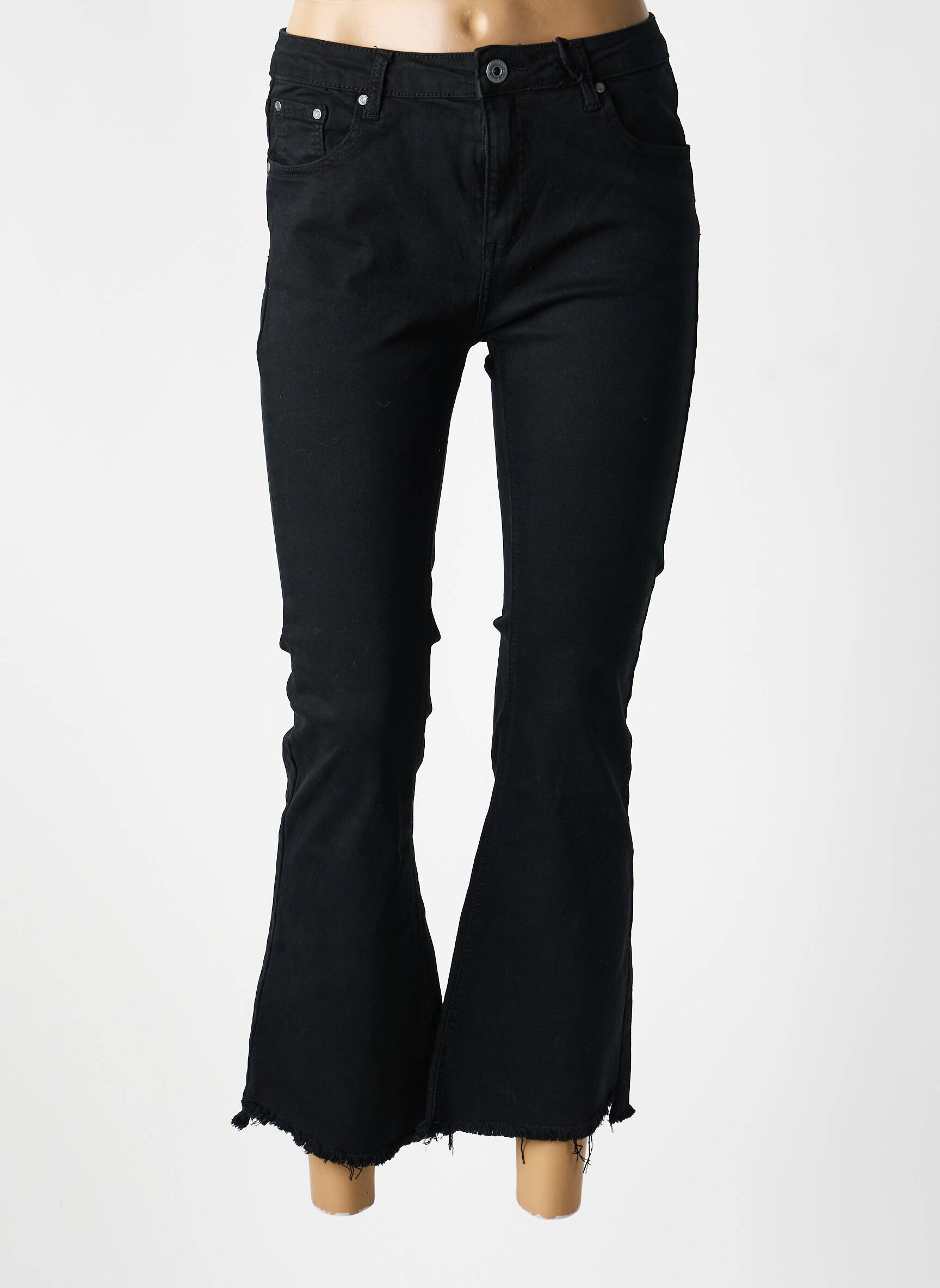 Bootcut džinsai normala dydis normala dydis juodas DENIM moteris