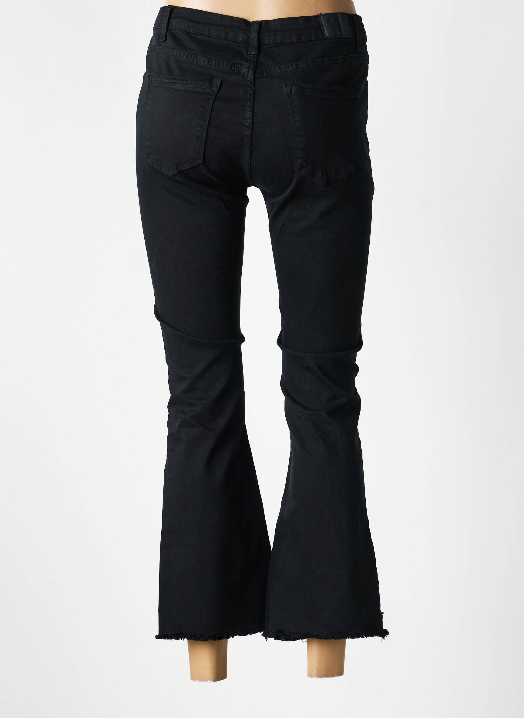 Bootcut džinsai normala dydis normala dydis juodas DENIM moteris