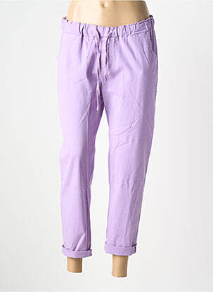 7/8 kelnės tamprumas normala dydis violetinis MADE IN ITALY moteris