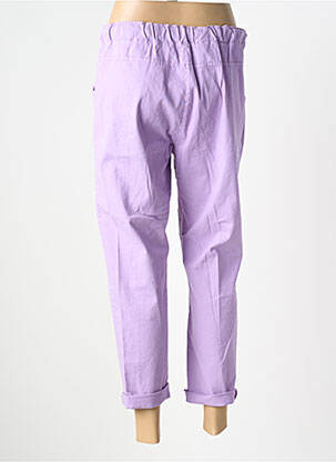 7/8 kelnės tamprumas normala dydis violetinis MADE IN ITALY moteris