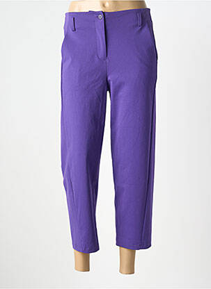 Pusilgių kelnių tamprumas normala dydis violetinis WENDY TRENDY moteris