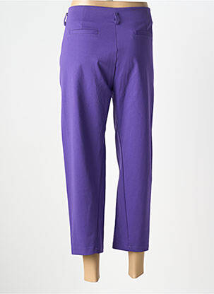 Pusilgių kelnių tamprumas normala dydis violetinis WENDY TRENDY moteris