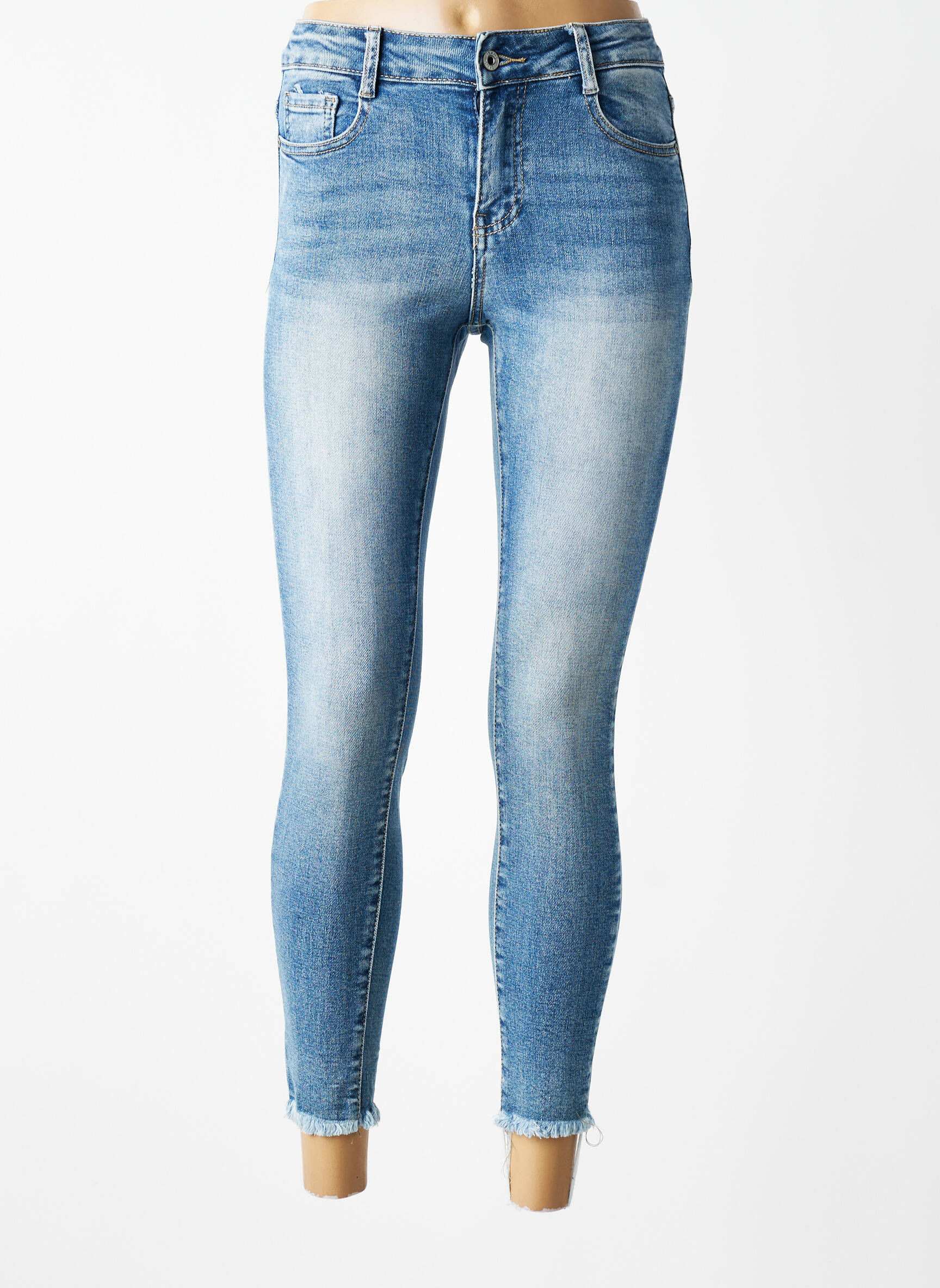 Lieknos džinsai tamprumas mėlyna WATER JEANS moteris