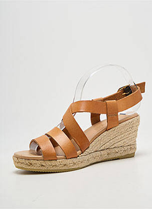 Espadrilės užsegimas kilpa(s) kulnas nuo 7 iki 9 cm rudas DEVERNOIS moteris