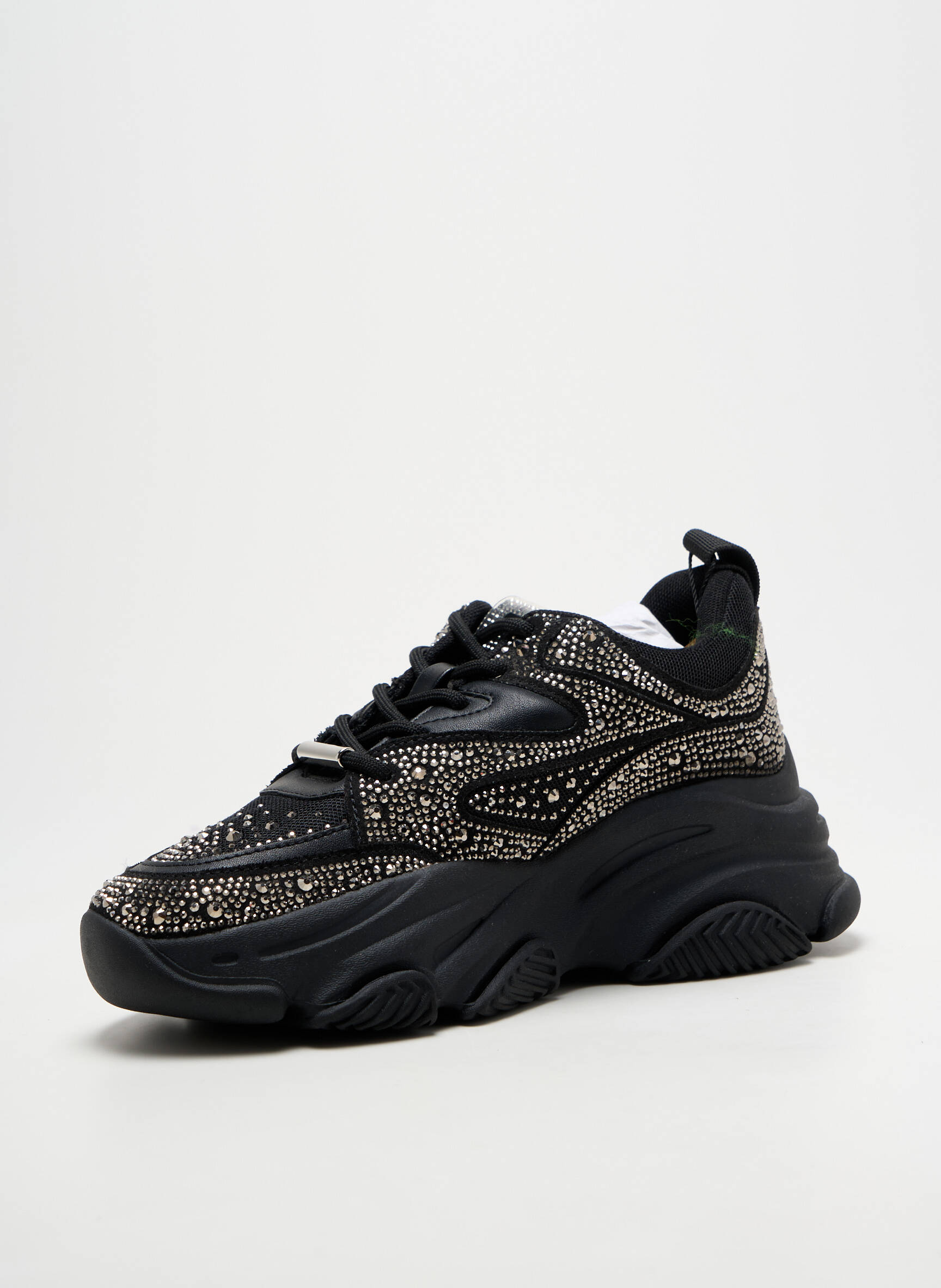 Bėgimo bateliai apvalus mygtukas kulnas nuo 4 iki 6 cm juodas STEVE MADDEN moteris