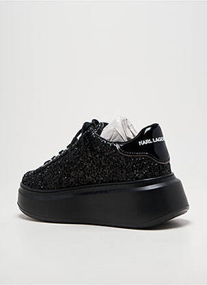 Bėgimo bateliai blizgučių audimas, blizgus audimas kulnas nuo 4 iki 6 cm juodas KARL LAGERFELD moteris